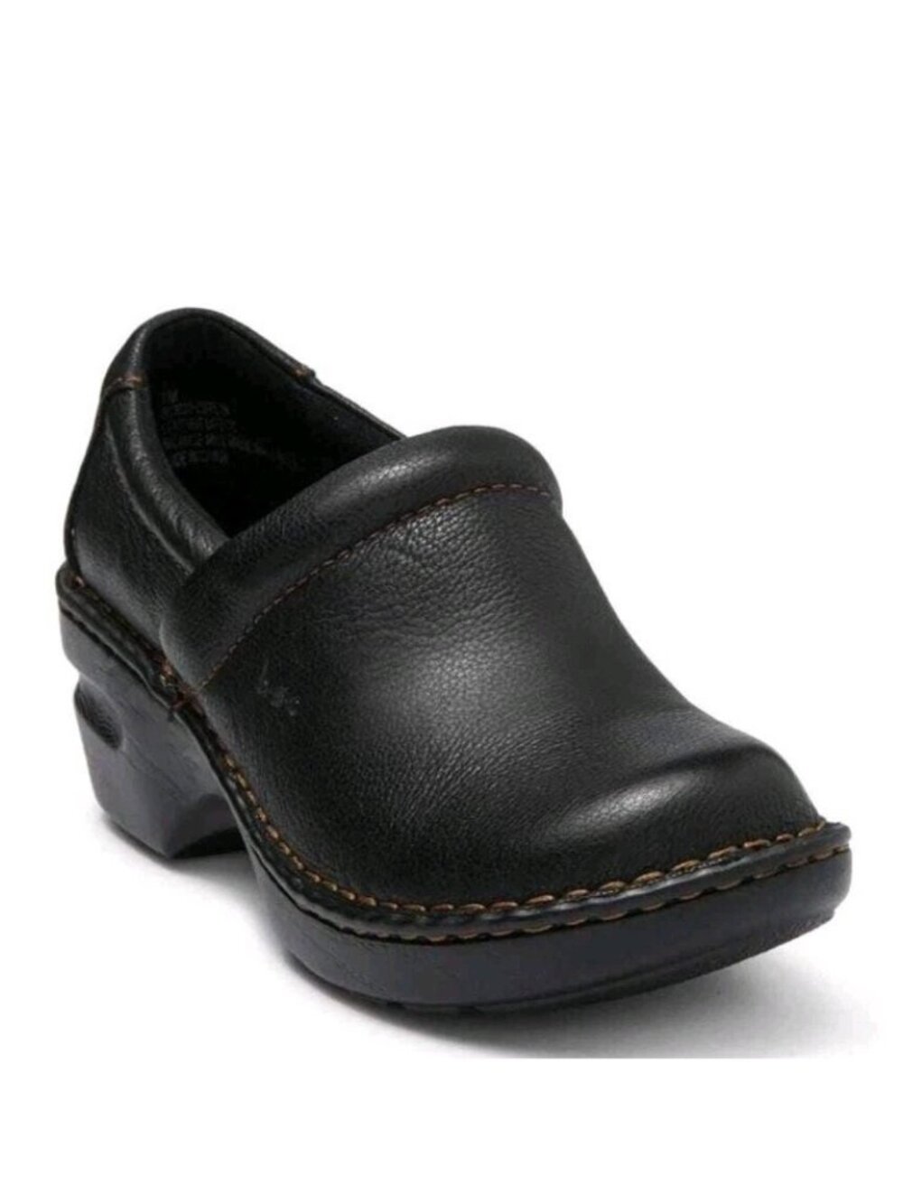 Born Concept PEGGY Clogs Comfort Nurse Server Black Leather Shoes 8.5 M - Picture 9 of 9